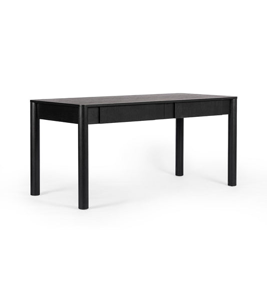 Pollard Desk - Brushed Ebony Oak