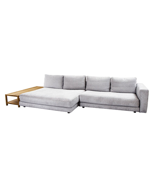 Scale 2-Seater Sofa w/ Double Daybed - Armrest & Table - Left Facing