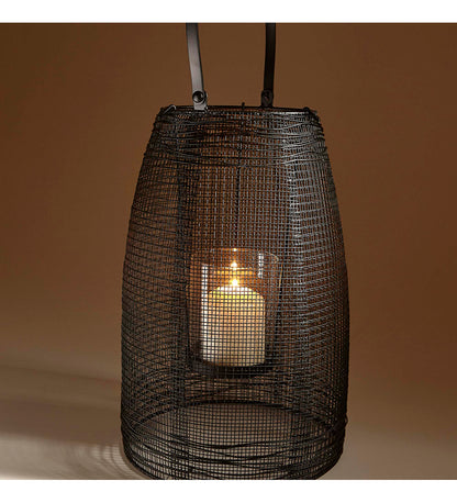 Gauze Candleholder | Graphite - Small