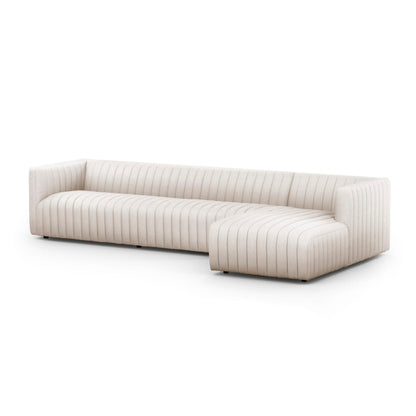 Augustine 2-Piece Sectional - Right Chaise - 126 in