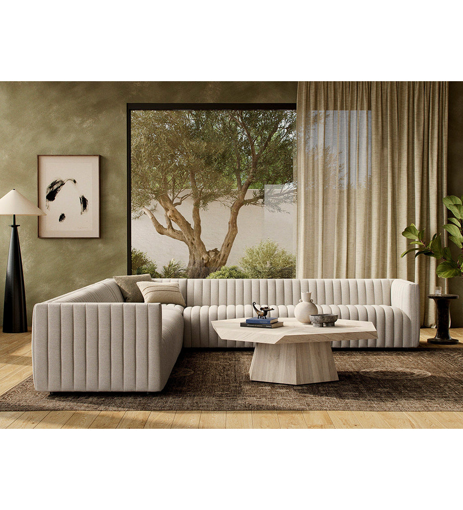 Augustine 3-Piece Sectional - 125 in