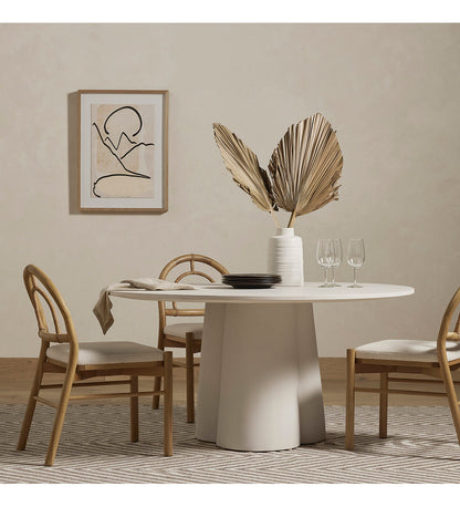 Granada Dining Table - White Concrete