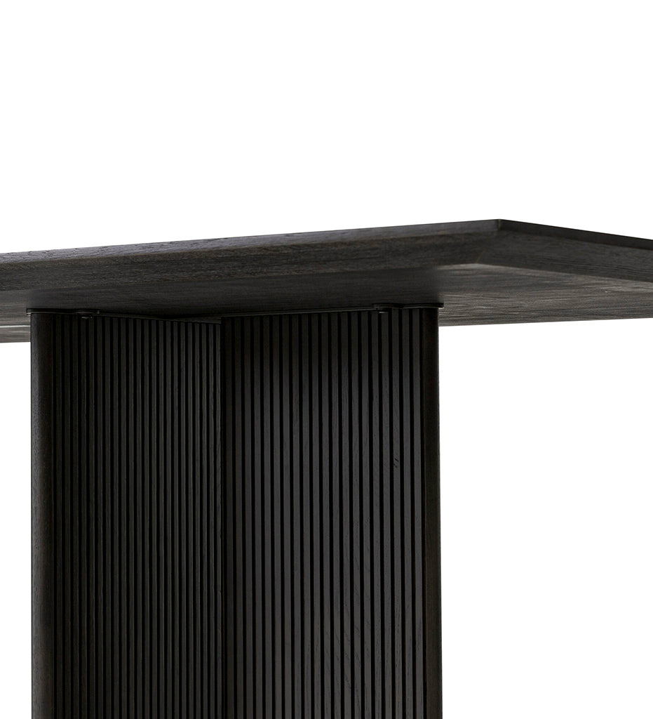 Leo Dining Table - Smoked Black