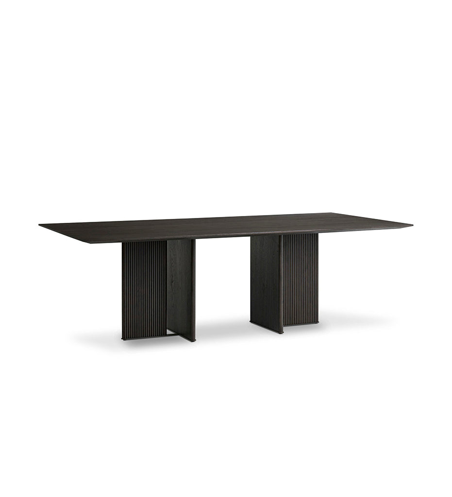 Leo Dining Table - Smoked Black