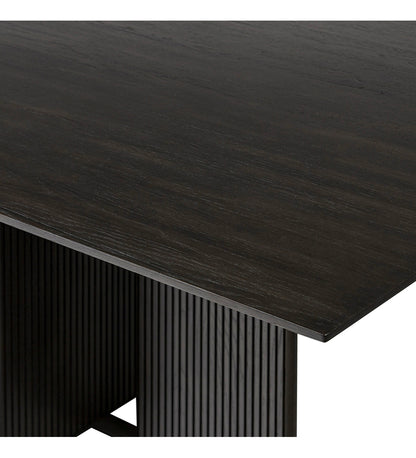 Leo Dining Table - Smoked Black