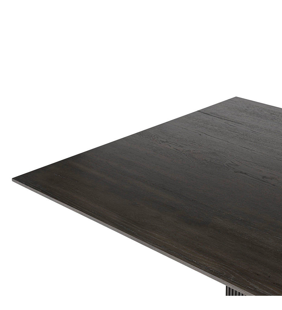 Leo Dining Table - Smoked Black