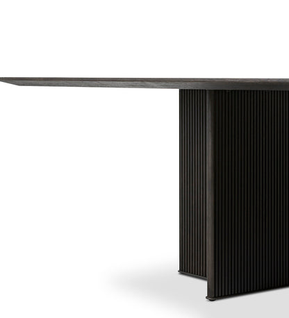 Leo Dining Table - Smoked Black