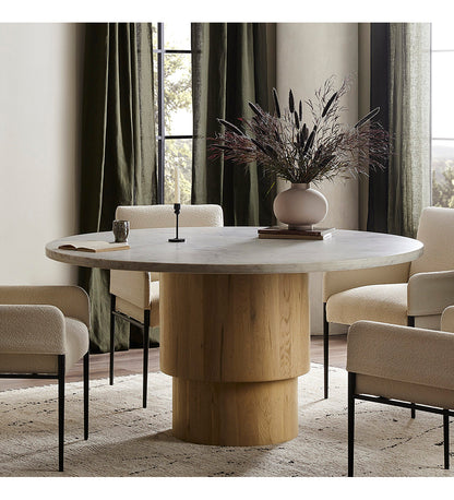 Mariah Round Dining Table - 60 in