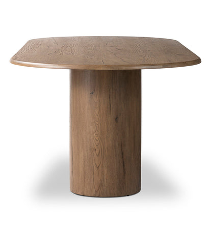 Olexey Oval Dining Table - Rubbed Light Oak