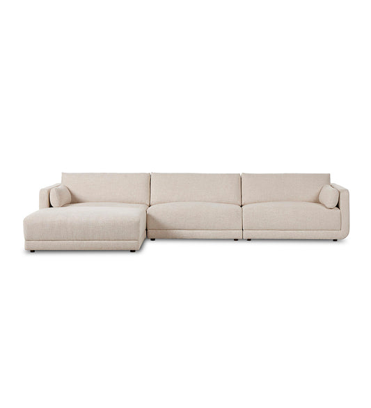 Toland 3-Piece Sectional w/ Ottoman