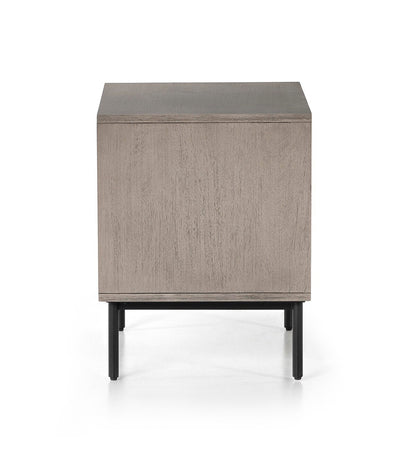 Carly 2 Drawer Nightstand - Grey Wash Veneer