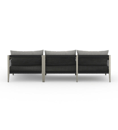 Sherwood Outdoor 2-Piece Sectional - Left Chaise - Weathered Grey