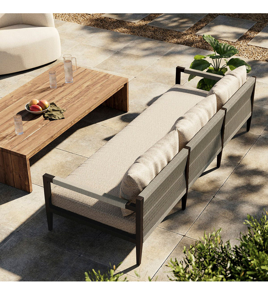 Sherwood Outdoor Sofa - Bronze - 93 in