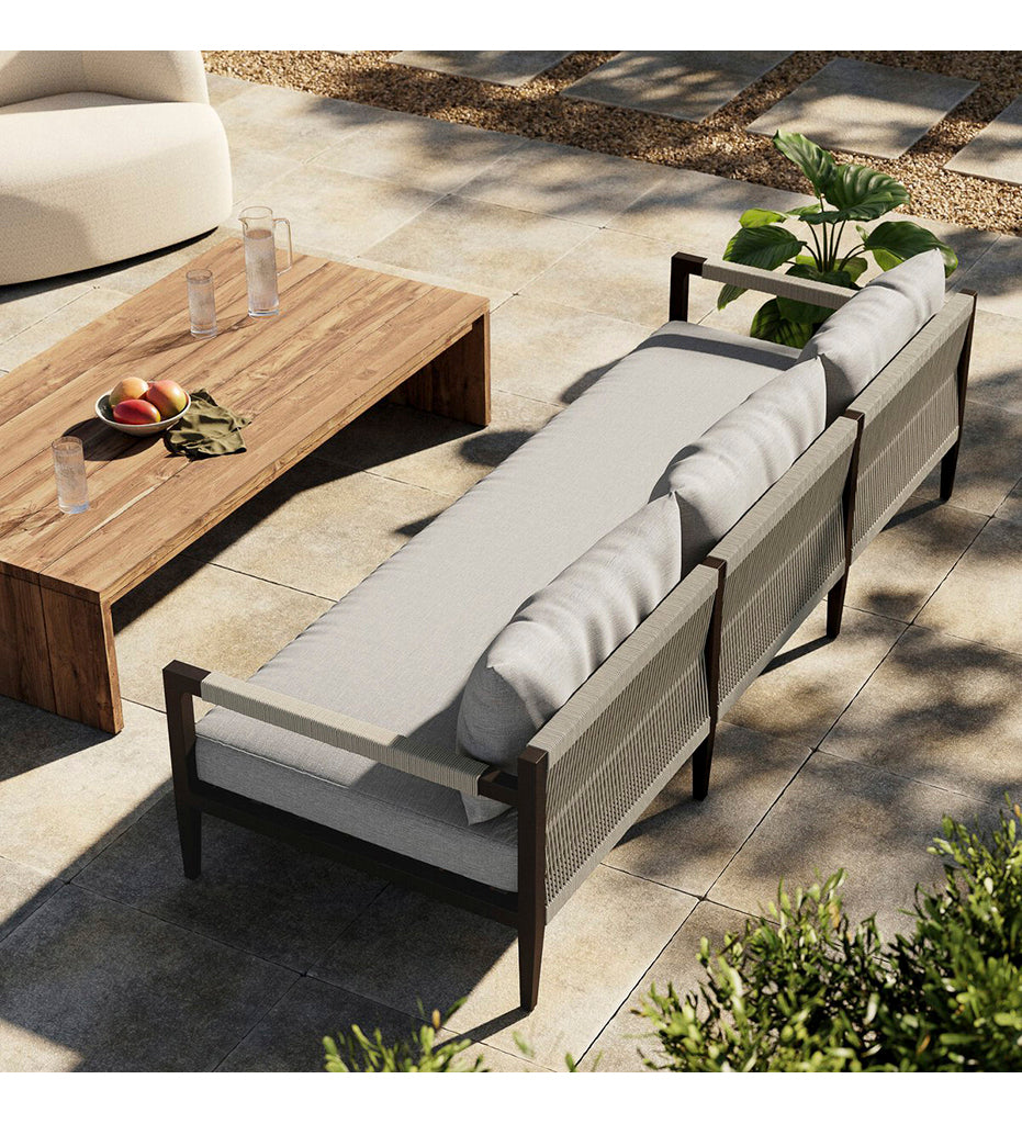 Sherwood Outdoor Sofa - Bronze - 93 in