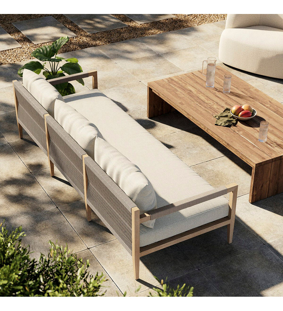 Sherwood Outdoor Sofa - Washed Brown - 93 in