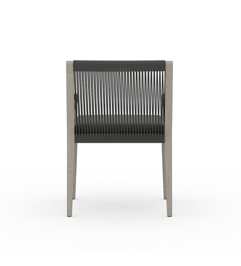 Sherwood Outdoor Dining Armchair - Weathered Grey