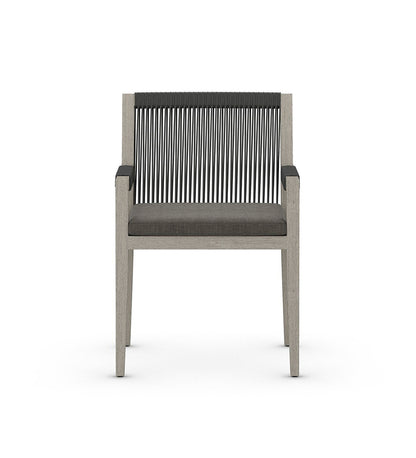 Sherwood Outdoor Dining Armchair - Weathered Grey