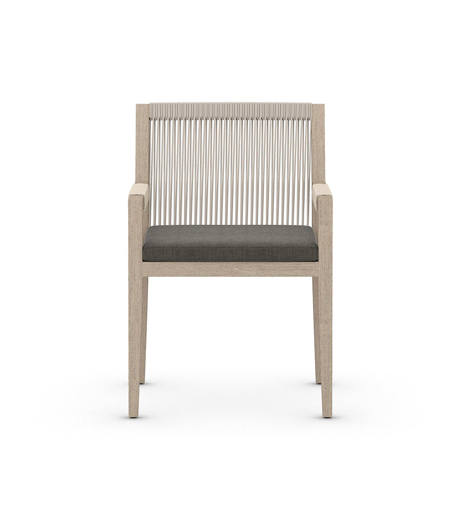 Sherwood Outdoor Dining Armchair - Washed Brown