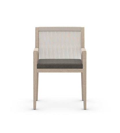 Sherwood Outdoor Dining Armchair - Washed Brown