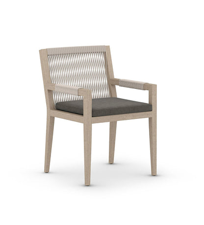 Sherwood Outdoor Dining Armchair - Washed Brown