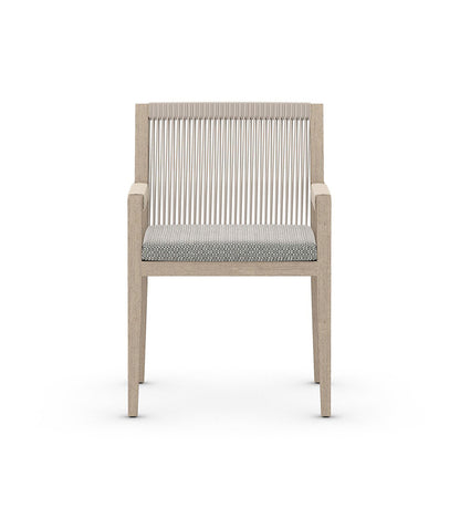 Sherwood Outdoor Dining Armchair - Washed Brown