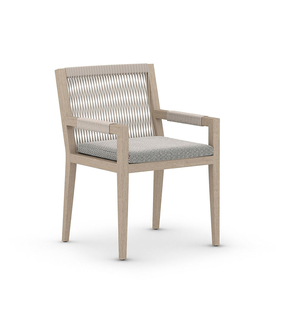 Sherwood Outdoor Dining Armchair - Washed Brown