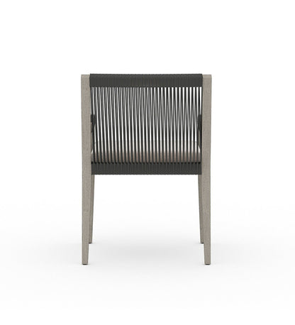 Sherwood Outdoor Dining Armchair - Weathered Grey