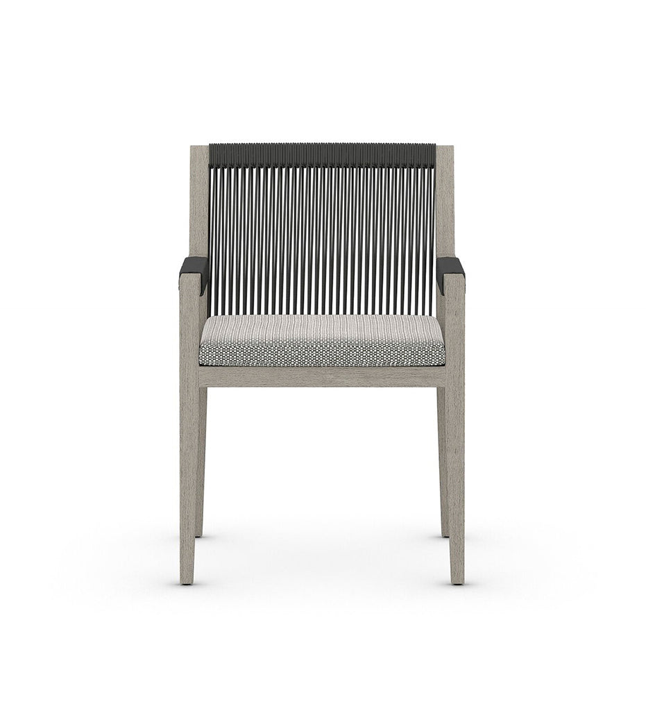 Sherwood Outdoor Dining Armchair - Weathered Grey