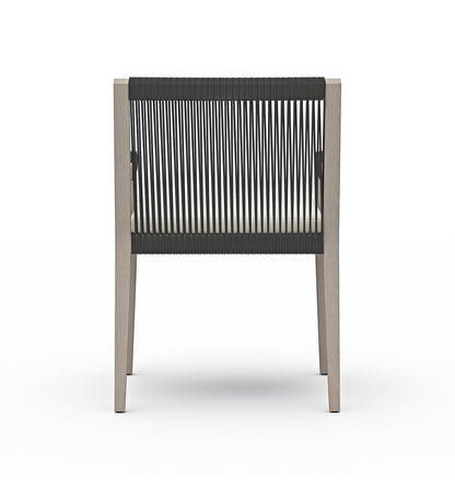 Sherwood Outdoor Dining Armchair - Weathered Grey