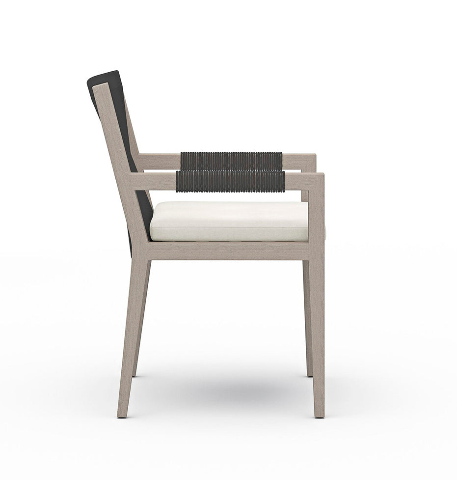 Sherwood Outdoor Dining Armchair - Weathered Grey