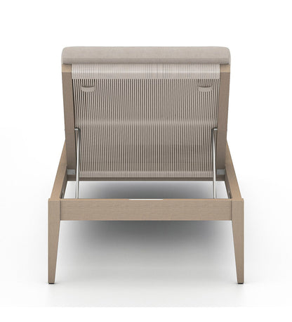 Sherwood Outdoor Chaise - Washed Brown