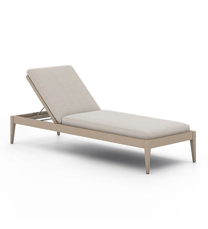 Sherwood Outdoor Chaise - Washed Brown