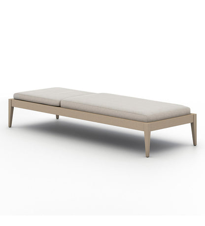 Sherwood Outdoor Chaise - Washed Brown