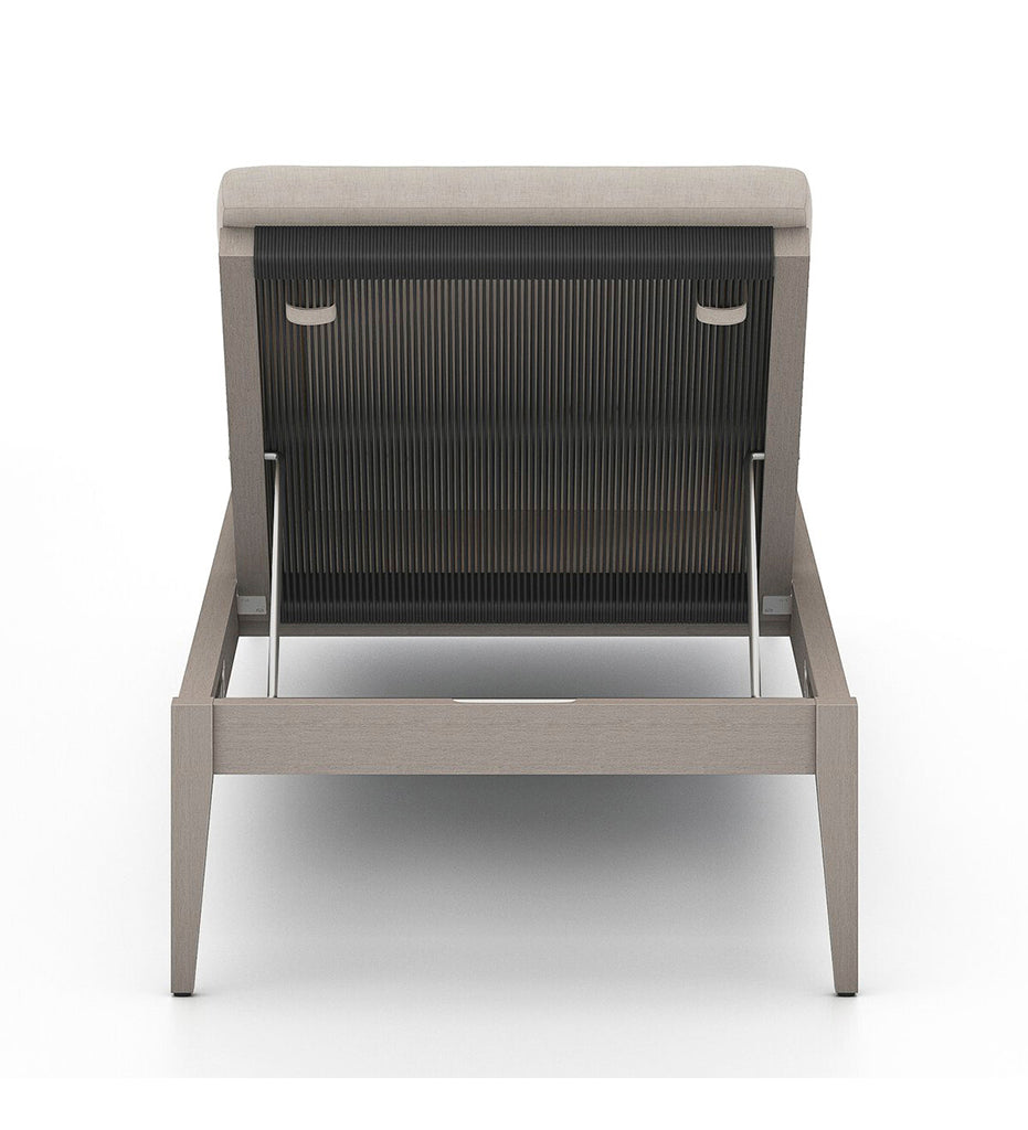 Sherwood Outdoor Chaise - Weathered Grey