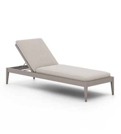 Sherwood Outdoor Chaise - Weathered Grey