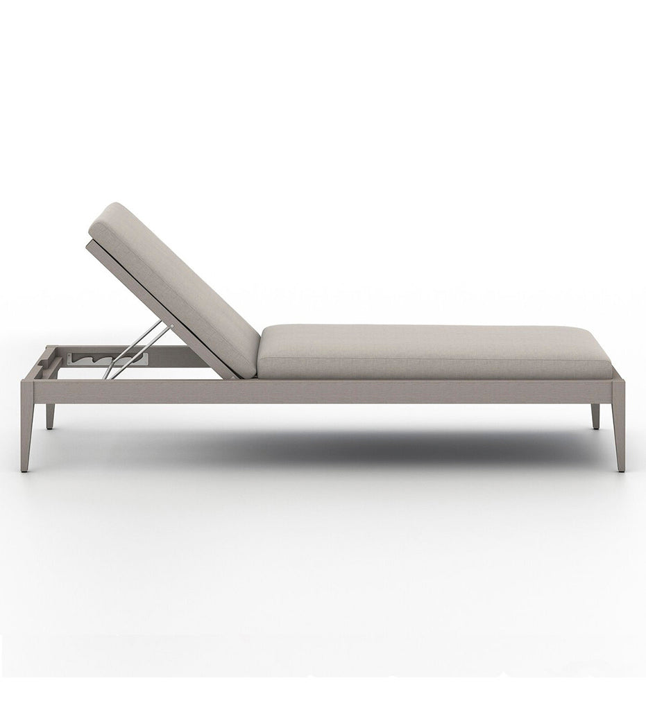 Sherwood Outdoor Chaise - Weathered Grey