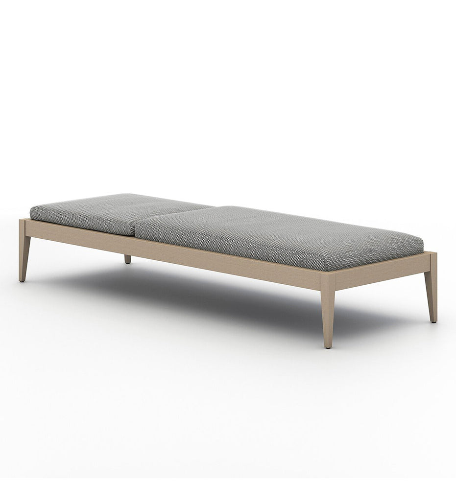 Sherwood Outdoor Chaise - Washed Brown