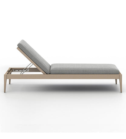 Sherwood Outdoor Chaise - Washed Brown