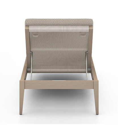 Sherwood Outdoor Chaise - Washed Brown