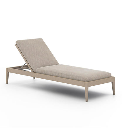 Sherwood Outdoor Chaise - Washed Brown