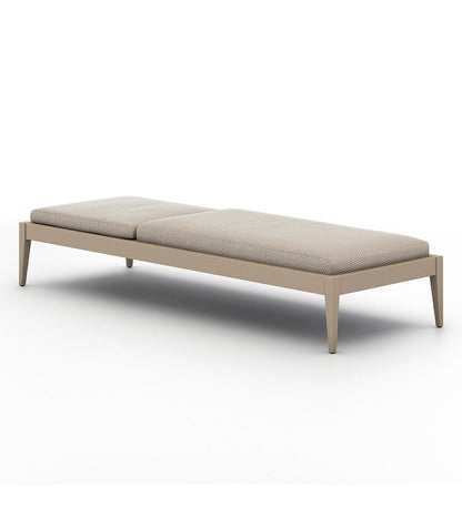 Sherwood Outdoor Chaise - Washed Brown