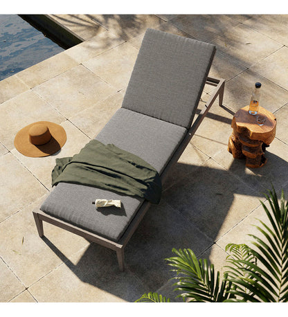 Sherwood Outdoor Chaise - Weathered Grey