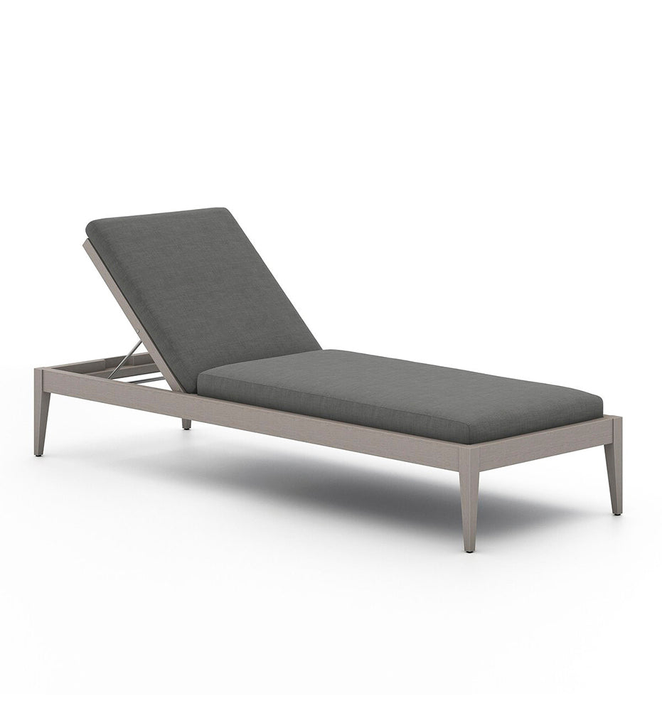 Sherwood Outdoor Chaise - Weathered Grey