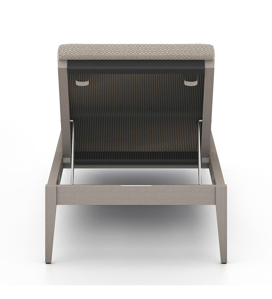 Sherwood Outdoor Chaise - Weathered Grey