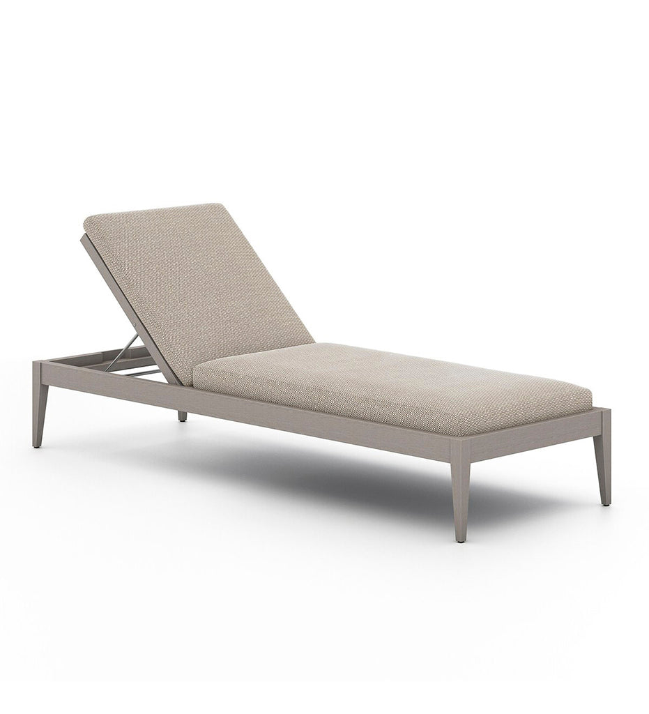 Sherwood Outdoor Chaise - Weathered Grey