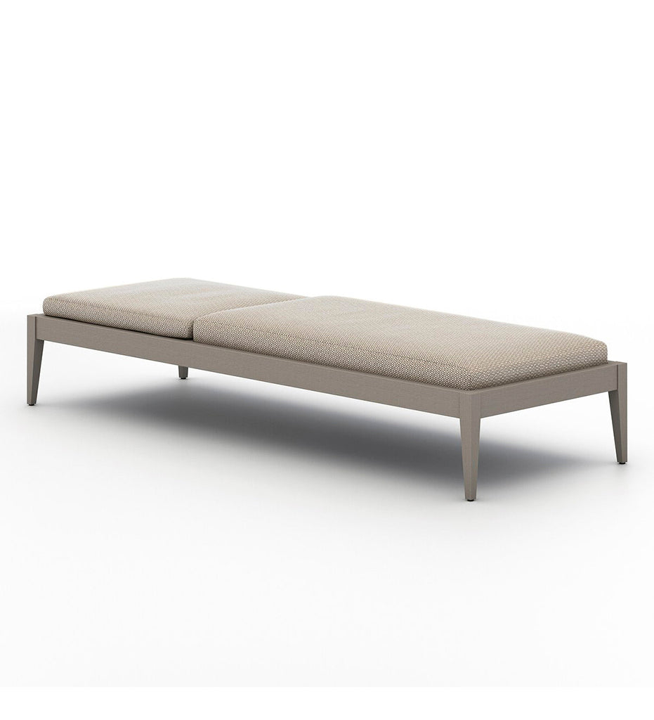 Sherwood Outdoor Chaise - Weathered Grey