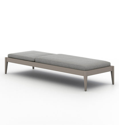 Sherwood Outdoor Chaise - Weathered Grey