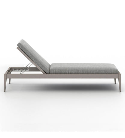 Sherwood Outdoor Chaise - Weathered Grey