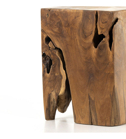 Teak Square Stool