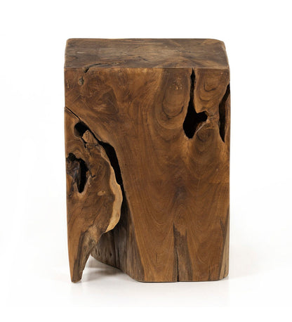 Teak Square Stool